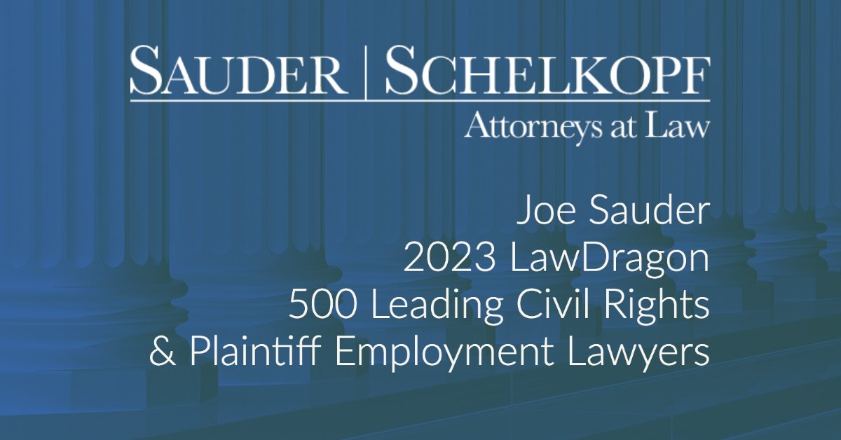 Lawdragon Recognized Joe Sauder on its 500 Leading Civil Rights